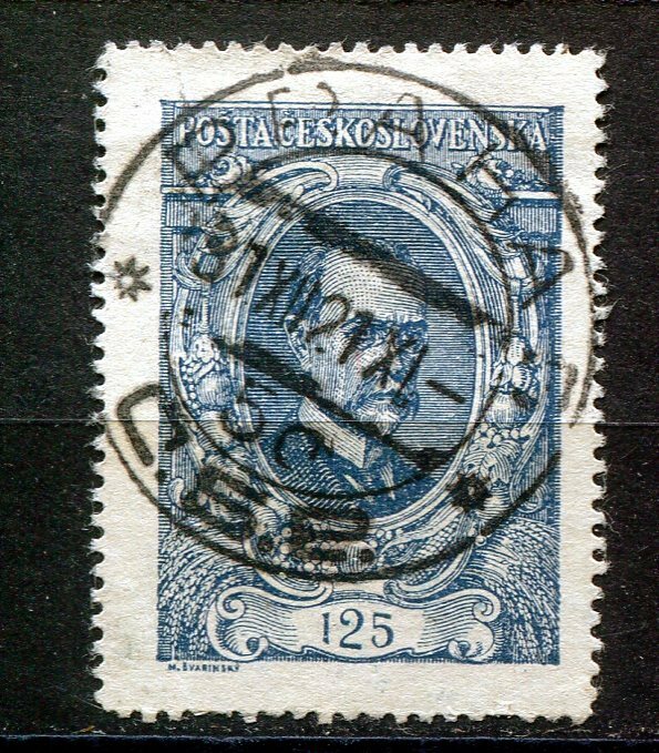 151◇チェコスロバキア　1920年　マサリク大統領　1種　済
