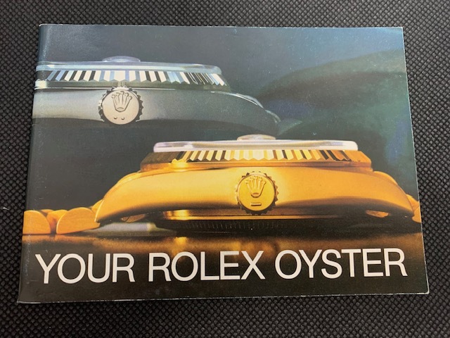 ROLEX OYSTER　 ロレックス オイスター 冊子・取説　 １９８6年　（TR24030）送料無料