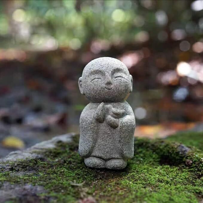 お地蔵さん 小型 置物 お地蔵様 おじぞうさま 守り神 みかげ石 御影石 神仏像