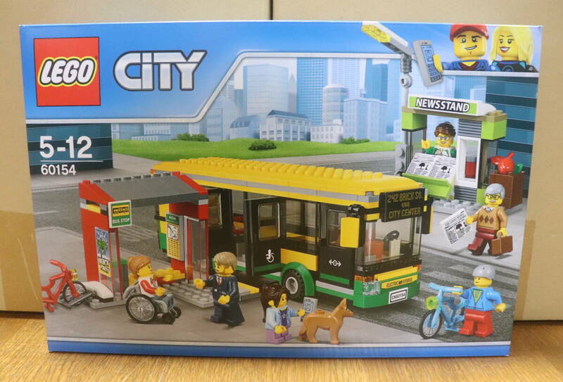 未開封 LEGO CITY 60154 レゴシティ バス停留所／レゴブロック