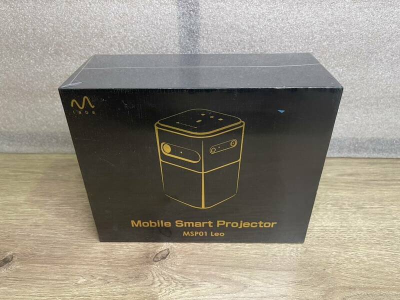 エムラボ mlabs MSP01 LEO Mobile Smart Projector モバイルスマートプロジェクター メタリックダークグレー 未使用・箱痛み品/60