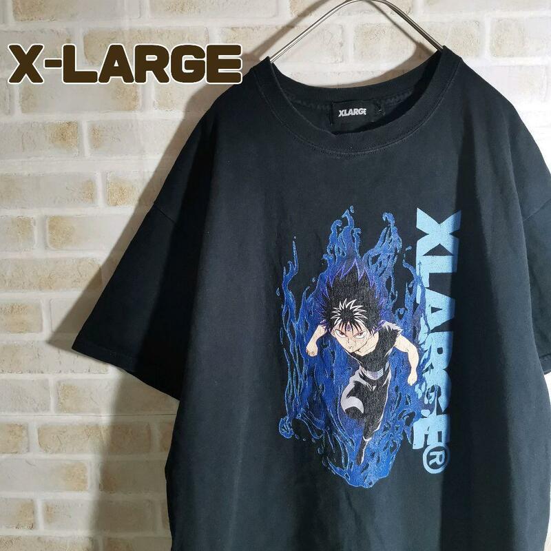 エクストララージ X-LARGE Tシャツ 半袖 黒 飛影 幽遊白書