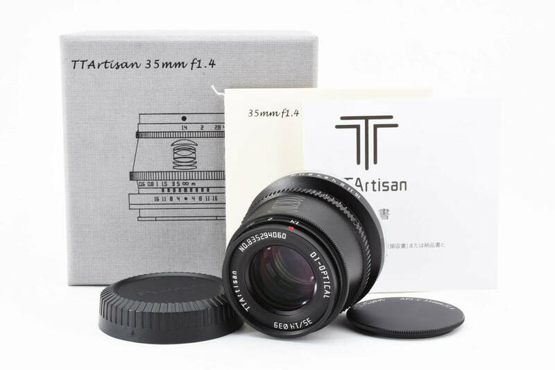 ★新品級★ TTArtisan 35mm F1.4 C FUJIFILM フジフイルム X用 ★元箱付★ A1644＃560