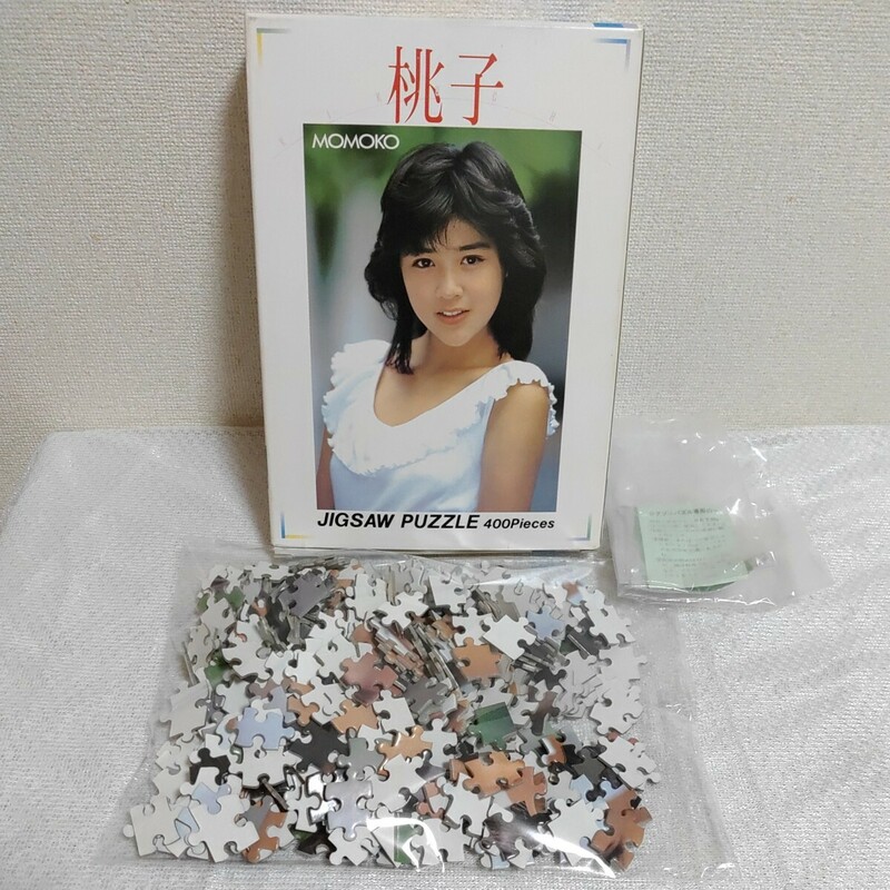 超希少　菊池桃子　ジグソーパズル　400ピース　昭和アイドル　80年代　歌謡　グッズ　J-POP　MOMOKO　昭和レトロ　0502-B3-TA1