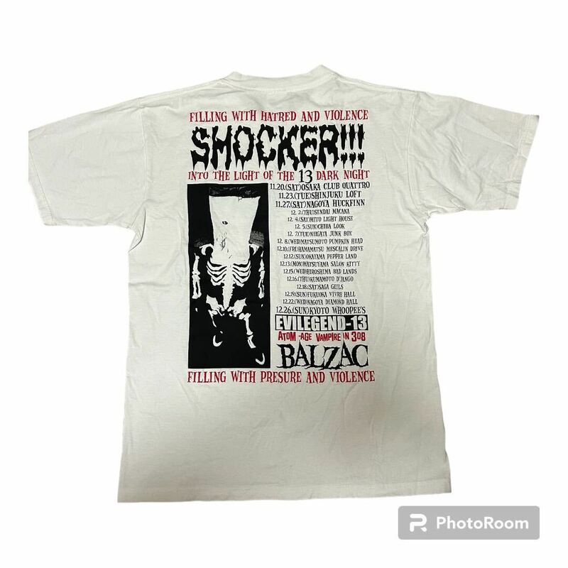 レア 90s BALZAC 1999 TOUR Tシャツ L SHOCKER