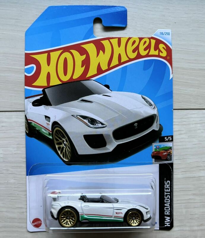 箱発送　★　ホットウィール　ベーシック　'15 ジャガー Fタイプ プロジェクト7　★　1/64 ミニカー Hot Wheels JAGUAR F-TYPE PROJECT 7