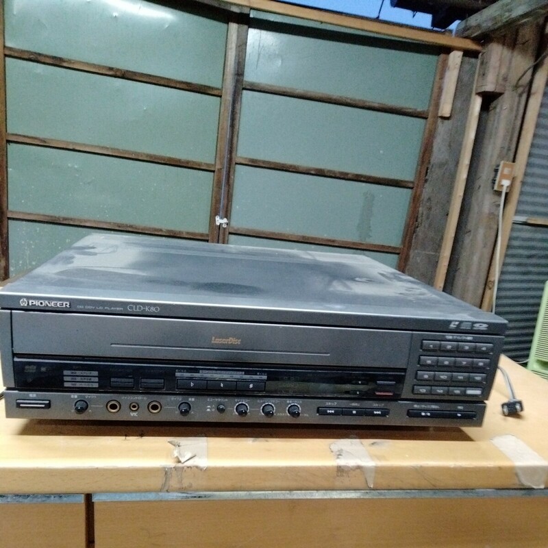 PIONEER パイオニア CLD-K80 CD CDV LDプレーヤー LD再生ok レーザーディスク