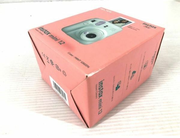 DZ228-0522-99【中古】富士フイルム インスタントカメラ instax mini 12 「チェキ」 ミントグリーン