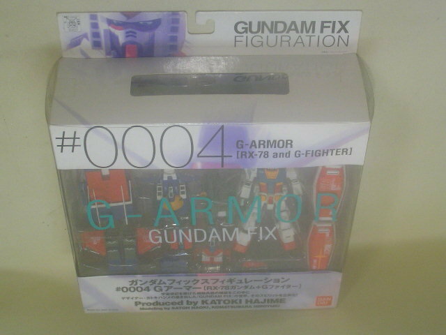 Gアーマー [RX78ガンダム+Gファイター] FIX #0004 2002年 開封品 使用品 箱ヤブレ 経年劣化 現品状態品
