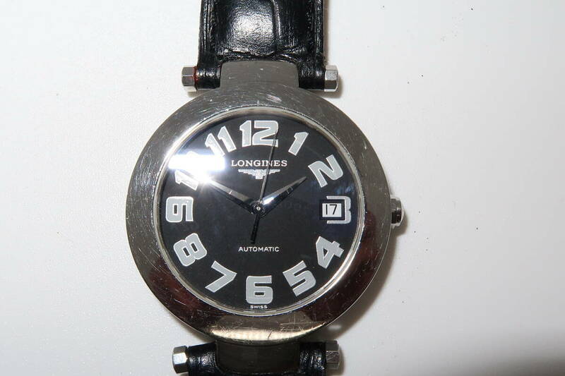 LONGINES　ロンジン L5.676.4 自動巻き ブラック メンズ腕時計