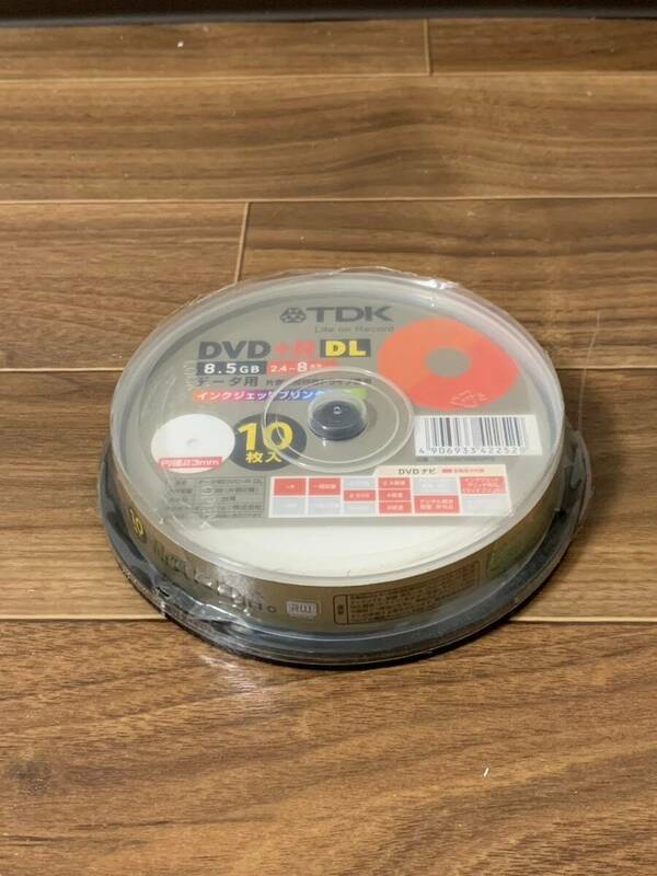 TDK DVD+R 片面2層(8.5GB) 10枚 D+R85PWB10PS 