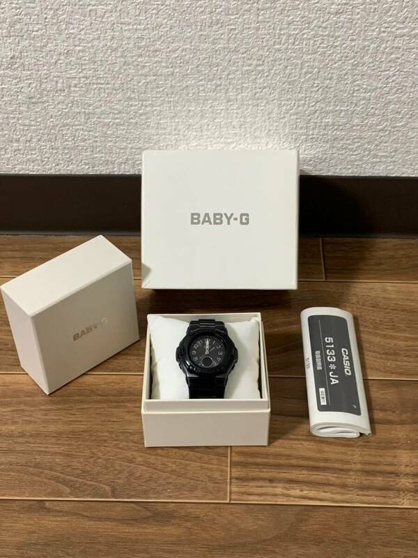 BABY-G　腕時計　ソーラー　レディース　BGA-1110　ブラック