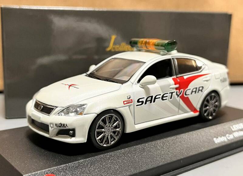 1円スタート 京商 Jコレクション 1/43 LEXUS IS-F 2008 Safety Car レクサス IS F 富士スピードウェイ セーフティカー モチュール ホワイト