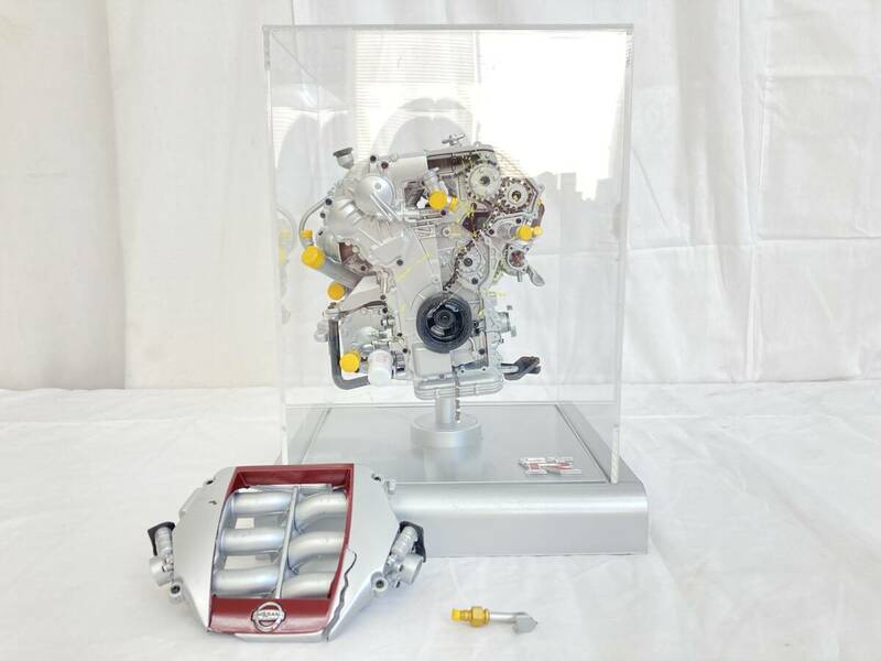 【IE50】(O) DeAGOSTINI 1/5 イーグルモス 日産 GT-R VR38DETT エンジン 模型 ディアゴスティーニ エンジンバルブ ジャンク扱い 中古現状品