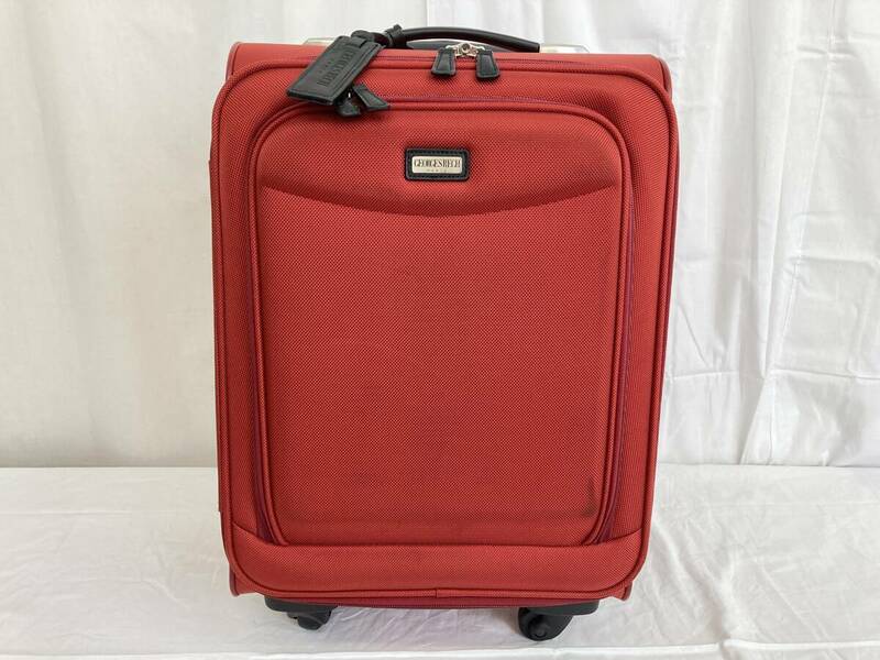 【JN84】(O) GEORGES RECH ジョルジュレッシュ 機内持ち込み可 キャリーケース スーツケース 旅行カバン 旅行 赤 鍵欠品 中古現状品