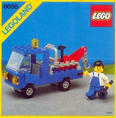 Lego6656クレーン車1985年