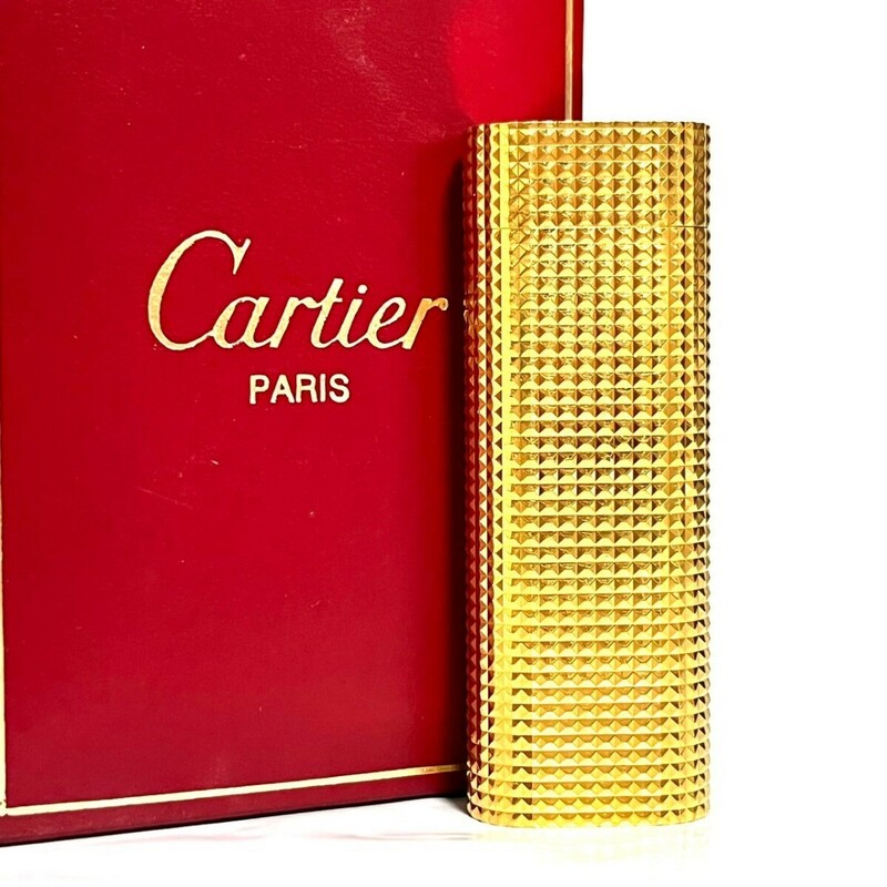Cartier カルティエ ライター オーバル ゴールド ローラーガスライター 喫煙具