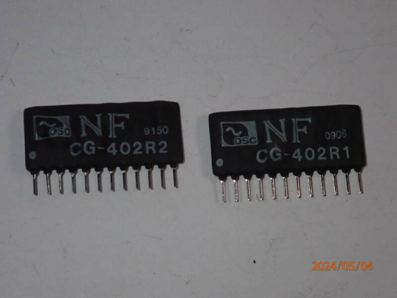 未使用　NF製　発信モジュール　CG402R1・CG-402R2　２個　１組