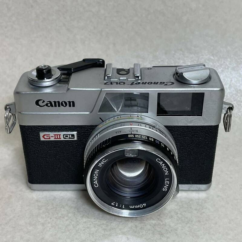 W2-2）CANON キャノン Canonet QL17 G-III レンジファインダー フィルム カメラ （107）