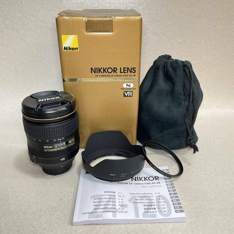 6-37） ニコン Nikon レンズ AF-S NIKKOR 24-120mm f/4G ED VR 動作品