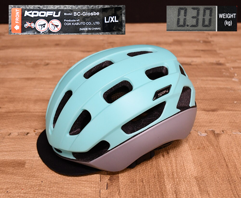 EY5-85 現状品 KOOFU コーフー BC-GLOSBE ヘルメット L/XL 重量約300g | ロードバイク 自転車 用品 サイクリング 保管品