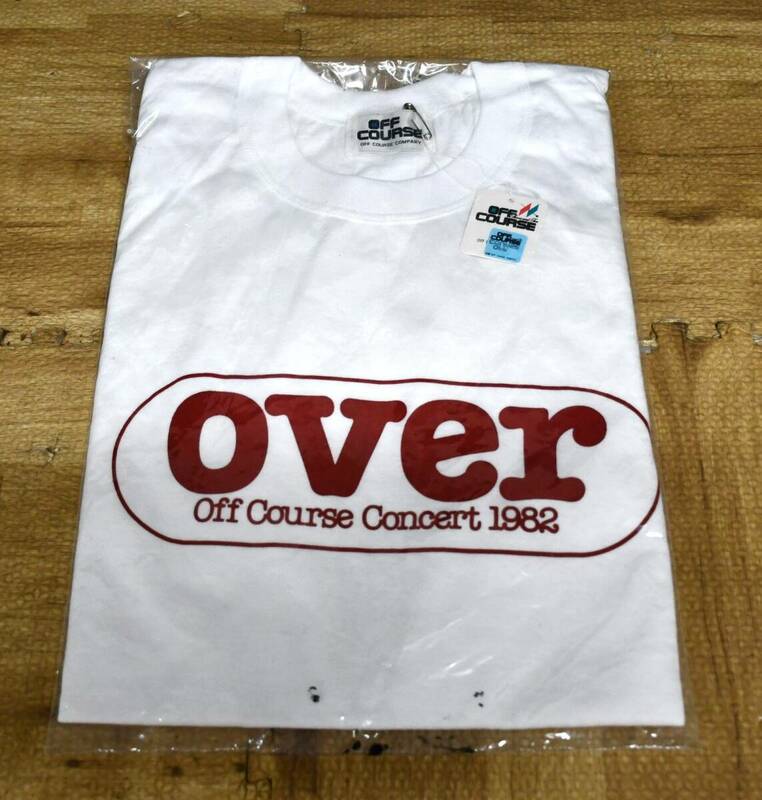 EY5-81【未使用品】Off Course オフコース 武道館コンサート Over Tシャツ 1982年 | コンサートグッズ ライブグッズ 保管品