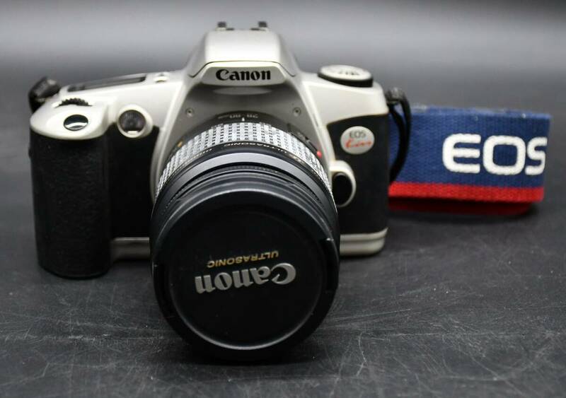 FY5-20　EOS Kiss フィルムカメラ キヤノン Canon カメラ 動作未確認 ジャンク レンズ 28-80mm 長期保管品