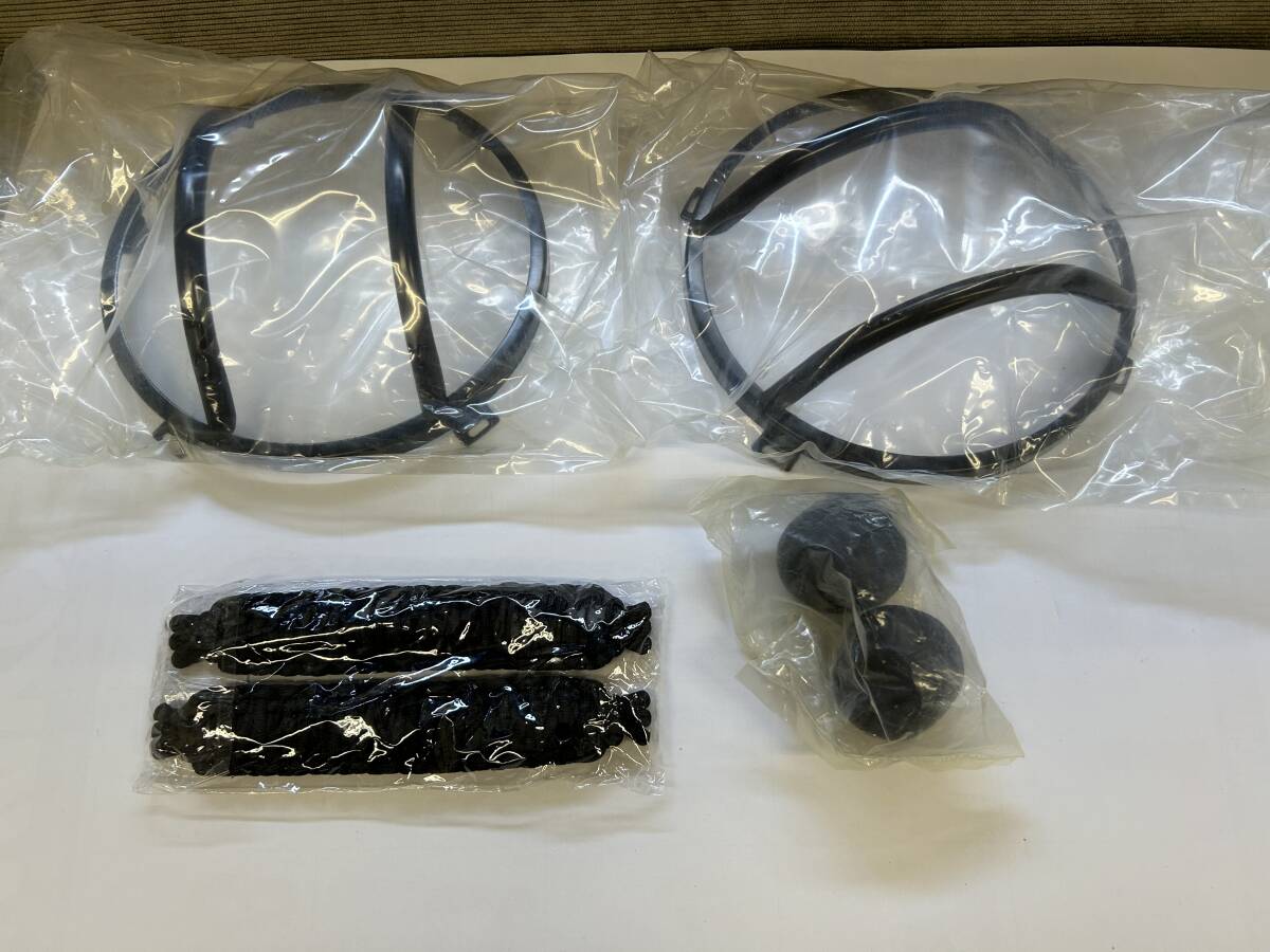 ★激レア★JEEP TJ ラングラー TJ40S ライトガード ドアストラップ ボンネットクッション 社外品 ヘッドライト 未使用