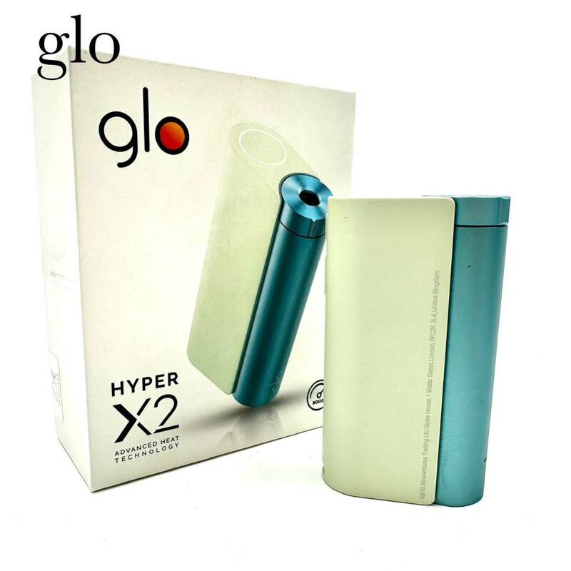 ☆美品☆glo HYPER X2 グローハイパーエックスツー ミントブルー 