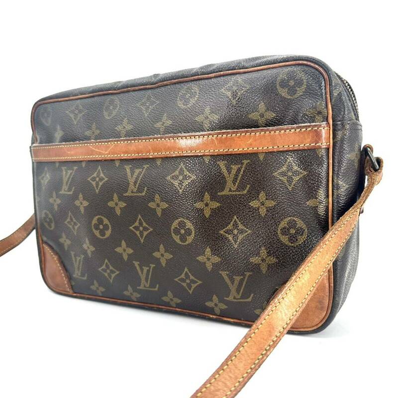 ☆大人気☆ LOUIS VUITTON ルイヴィトン モノグラム トロカデロ ショルダーバッグ 斜め掛け ブラウン 茶色 レザー 革