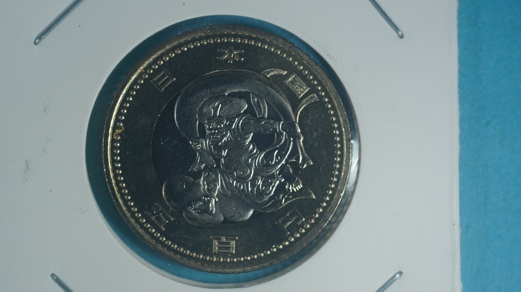 記念硬貨　2020年東京五輪記念500円バイカラークラッド貨幣第４次　風神　４