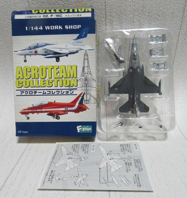 アクロチームコレクション F-16C アメリカ空軍 第35戦闘航空団 三沢基地 2002 1/144 F-toys エフトイズ 在日米軍機