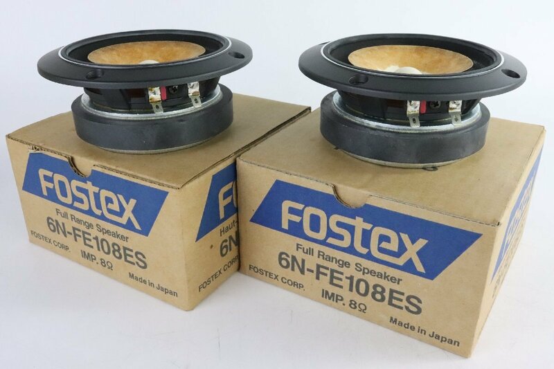 FOSTEX フォステクス 6N-FE108ES フルレンジスピーカーユニット ペア【現状渡し品】★F