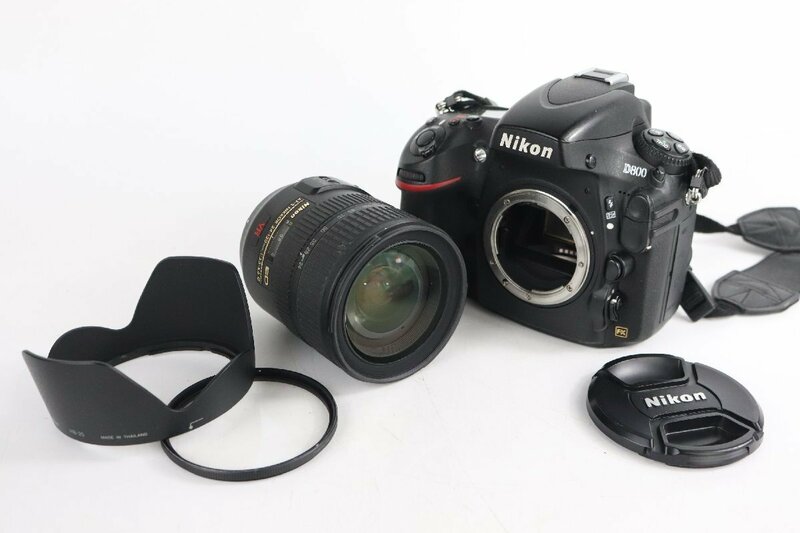 Nikon ニコン D800 デジタル一眼 + AF-S NIKKOR 24-120mm 1:3.5-5.6 G ED VR ズームレンズセット【難あり品】★F