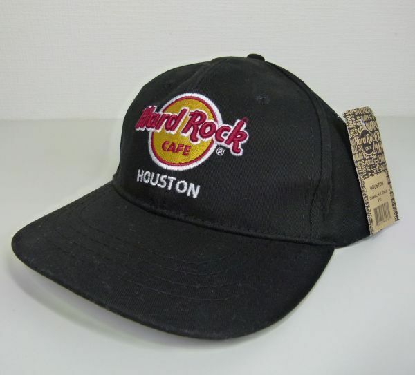 [IM] 未使用　 ハードロックカフェ　ヒューストン　キャップ　帽子　黒　ブラック　Hard Rock CAFE　HOUSTON　クラシックハット　