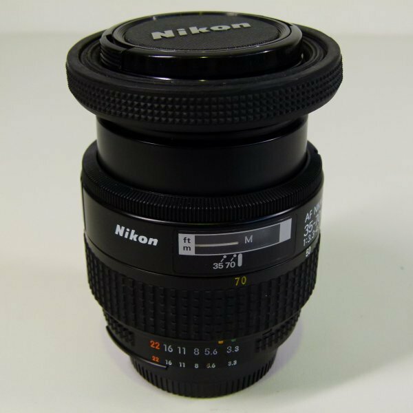[[IM] Nikon AF NIKKOR 35-70mm 1:3.3-4.5 レンズ カメラ ニコン ニッコール 一眼 Kenko MC-1 52mm レンズカバー ケンコー