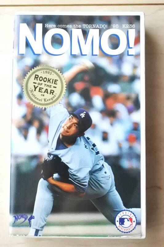 VHS 野茂英雄 NOMO! Here comes the TORNADO! '95 K236 プロ野球 ビデオ メジャーリーグ