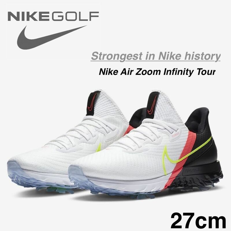 【27cm】★推進力無限大！新品★NIKE ナイキ エアズーム インフィニティ ツアー ゴルフ Air Zoom Infinity Tour Golf Shoes US9
