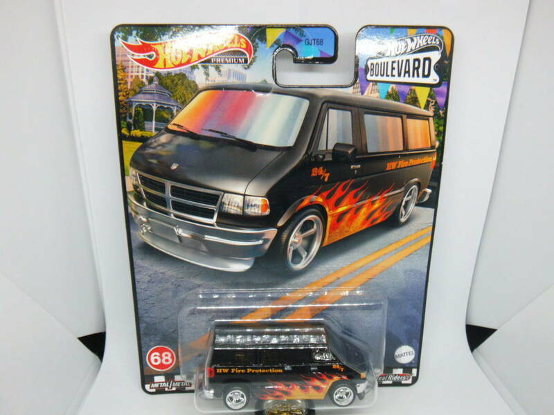 【国内流通版】HOTWHEELS BOULEVARD ホットウィール　ブールバード #68 DODGE VAN ダッジバン