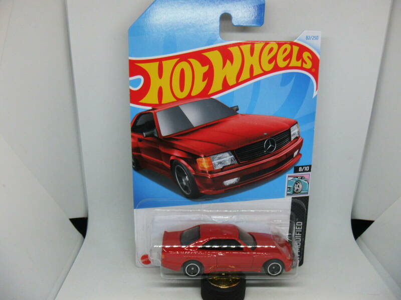 HOTWHEELS '89 MERCEDES-BENZ 560 SEC AMG ホットウィール メルセデス-ベンツ 560 SEC AMG レッド