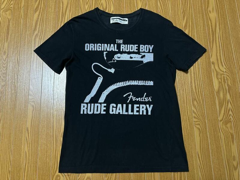RUDE GALLERY × Fender Tシャツ テレキャスター SUNDINISTA EXPERIENCE RUDIES RUDE BOY TMGE The Birthday チバユウスケ アベフトシ