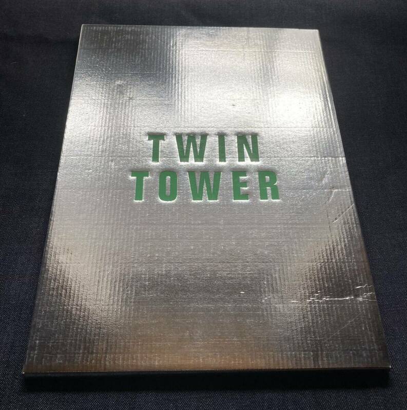 永野護 「TWIN TOWER」(ソフトカバー 箱・銀)ハガキ付 ファイブスター物語 1993年6月1日第1刷 TOYSPRESS