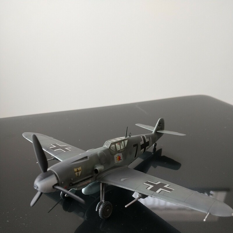 ハセガワ 72/1 メッサーシュミット Me109G プラモデル完成品