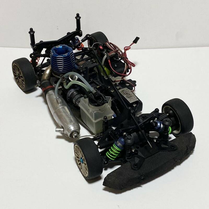 KYOSHO　京商　エンジンカー　シャーシ　フタバ　S9350　サーボ　R203HF　受信機　ラジコン