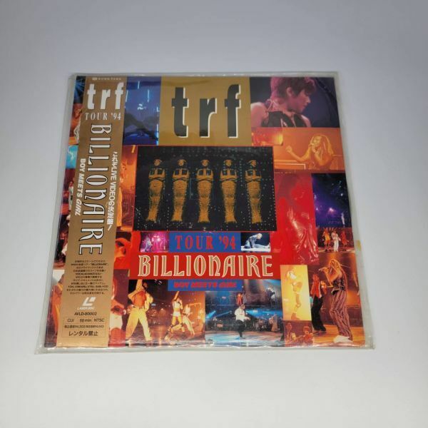 ●trf●BILLIONAIRE tour'94● LD レーザーディスク 音楽 ミュージック 訳あり品 CD・DVDシリーズ KBT-007