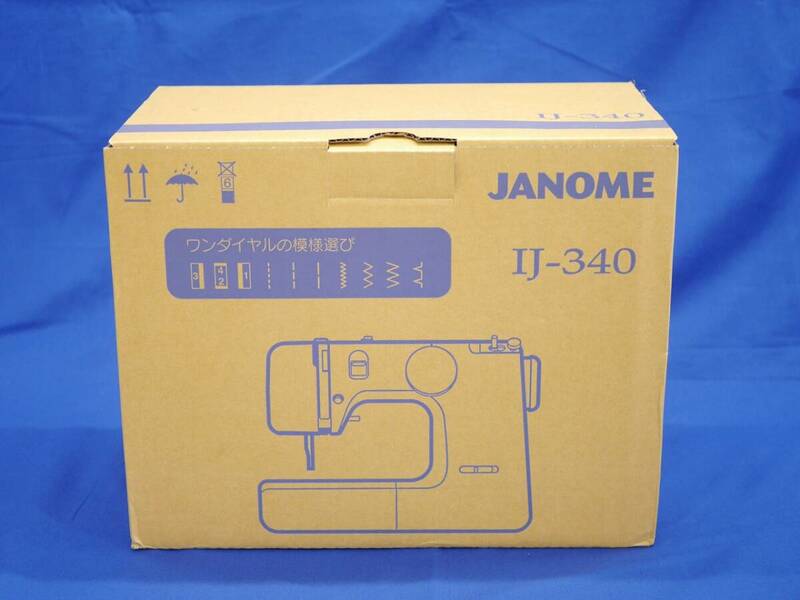 JANOME 電動ミシン IJ-340 実用模様10パターン搭載 パワフル貫通力 簡単ボタン操作 ジャノメ ミシン 