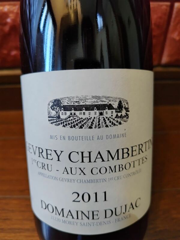 デュジャック ジュヴレ・シャンベルタン・プルミエ・クリュ・オー・コンボット Domaine Dujac Gevrey-Chambertin 1er Aux Combottes 2011年