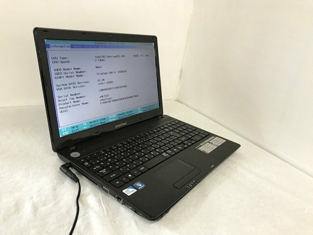 SMG46857相 emachines ノートPC ZRDB Pentium P6200 メモリ2GB 現状品 直接お渡し歓迎
