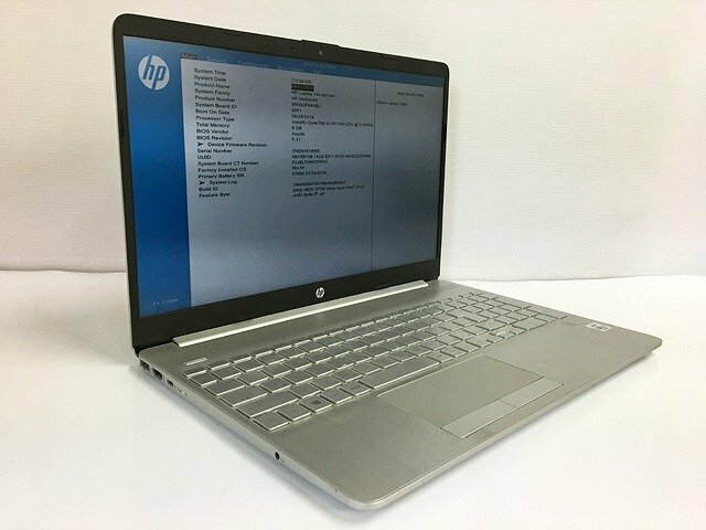 STG48467相 HP ノートPC HP Laptop 15s-du1xxx Core i3-10110U メモリ8GB SSD256GB 現状品 直接お渡し歓迎