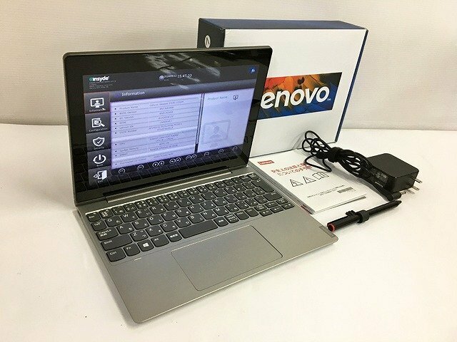 STG48456相 Lenovo タブレット型PC ideapad D330-10 IGM Celeron N4000 メモリ4GB eMMC64GB 現状品 直接お渡し歓迎